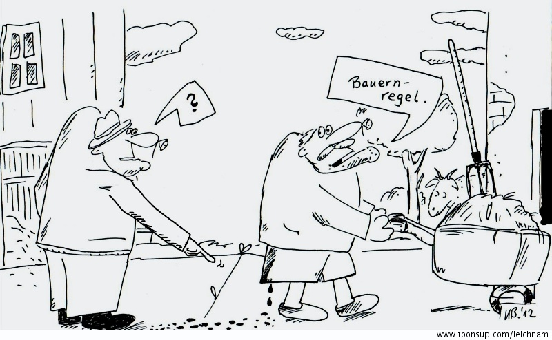 Cartoon: Auf dem Lande 1