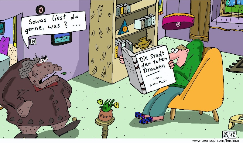 Cartoon: Der Leser 1