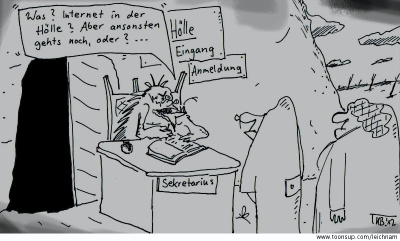 Cartoon: Anmeldung 1