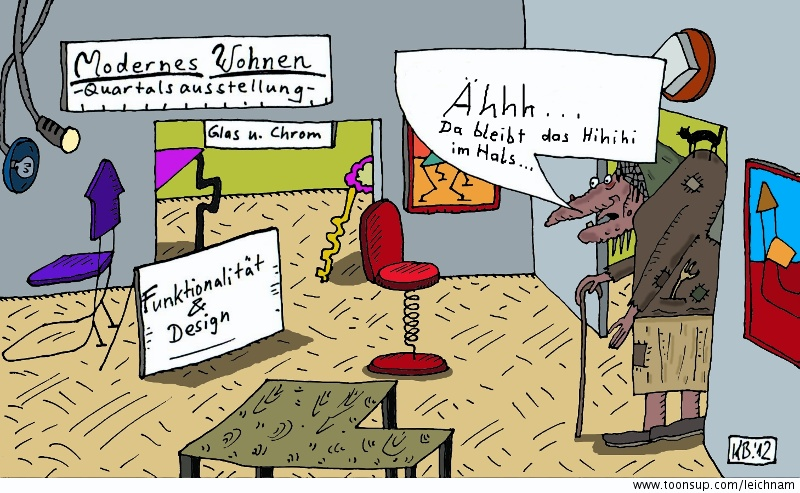 Cartoon: Moderne 1