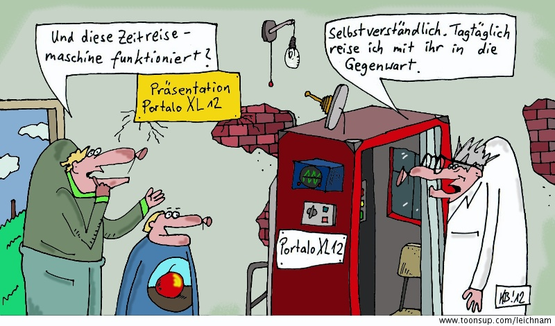 Cartoon: Zeitreisen 1