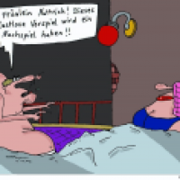 Erzürnt