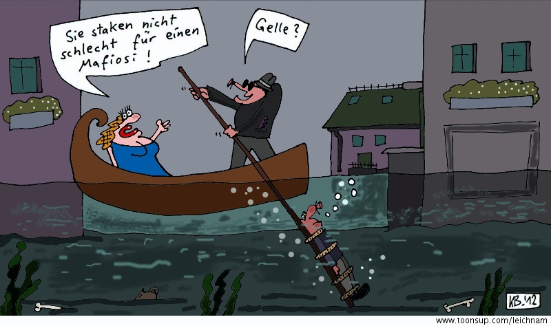 Cartoon: Auf den Wassern 1