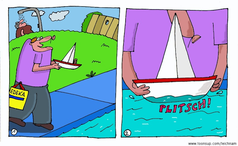 Comic: Aufs Wasser 1