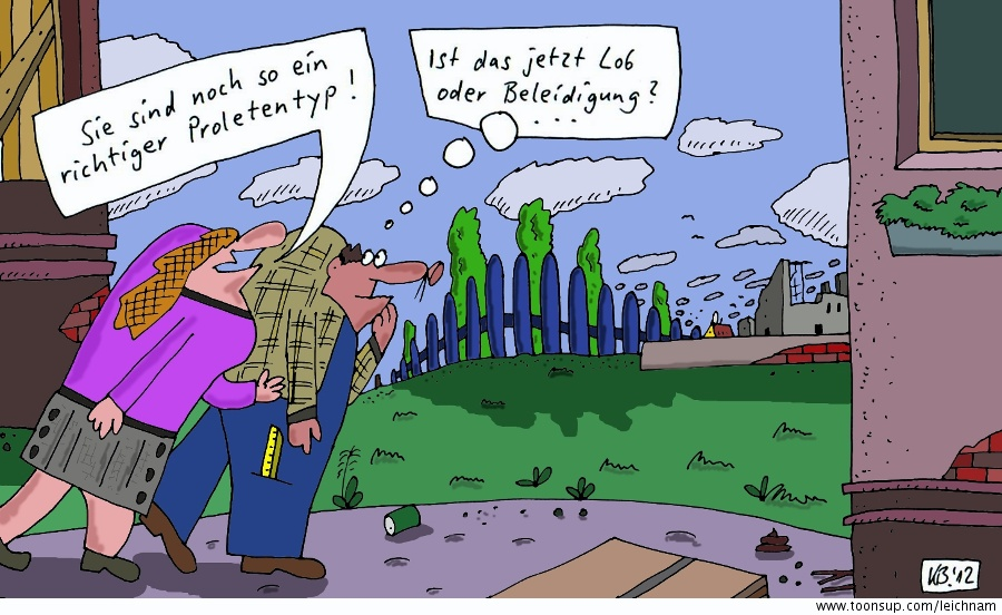 Cartoon: Lob oder ... 1