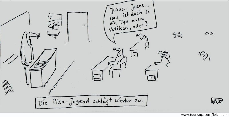 Cartoon: Im Schülchen 1