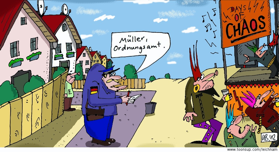 Cartoon: vom Amte 1