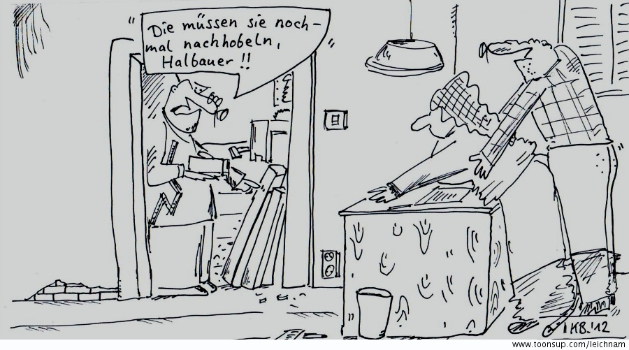Cartoon: Werkstatt-Boss 1