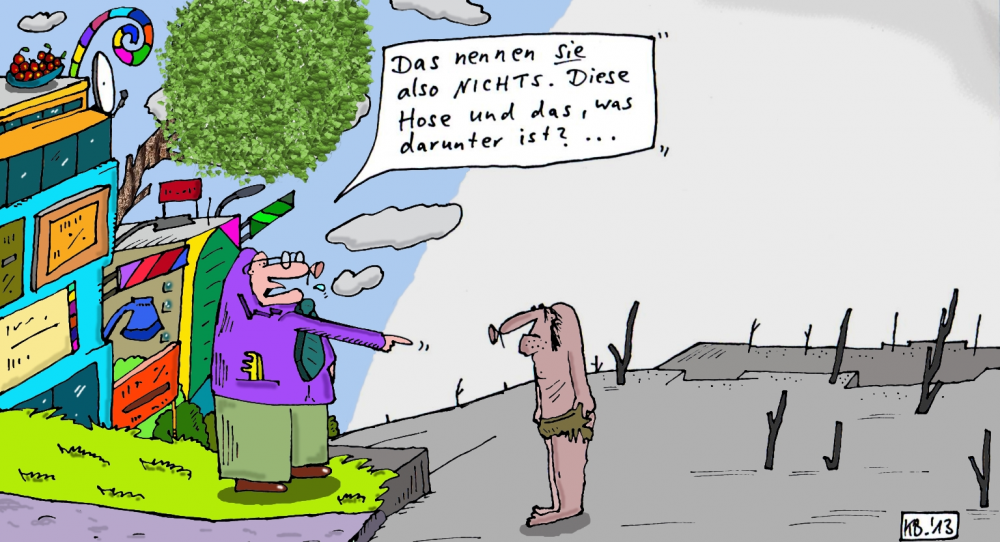 Cartoon: Das Nichts 1