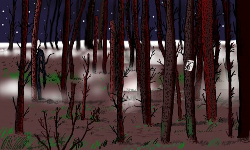 Concept Art / Character Design: Slender 1