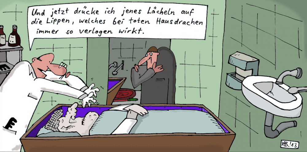 Cartoon: drücken 1