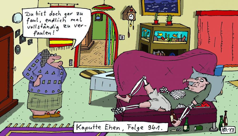 Cartoon: träge 1