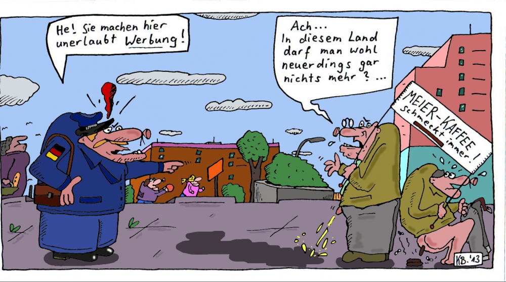Cartoon: unerlaubt 1