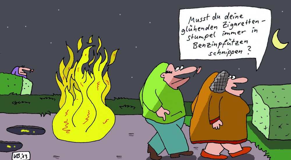 Cartoon: Helligkeit bei Nacht 1