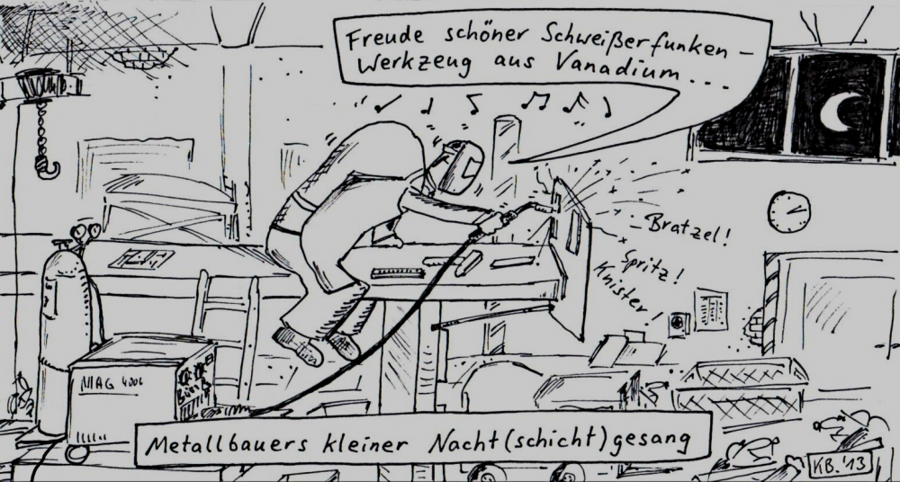 Cartoon: Maloche 1