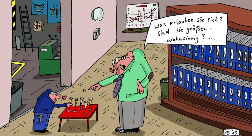 Cartoon: Arbeitswelt 1