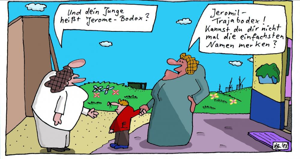 Cartoon: Dein Junge 1