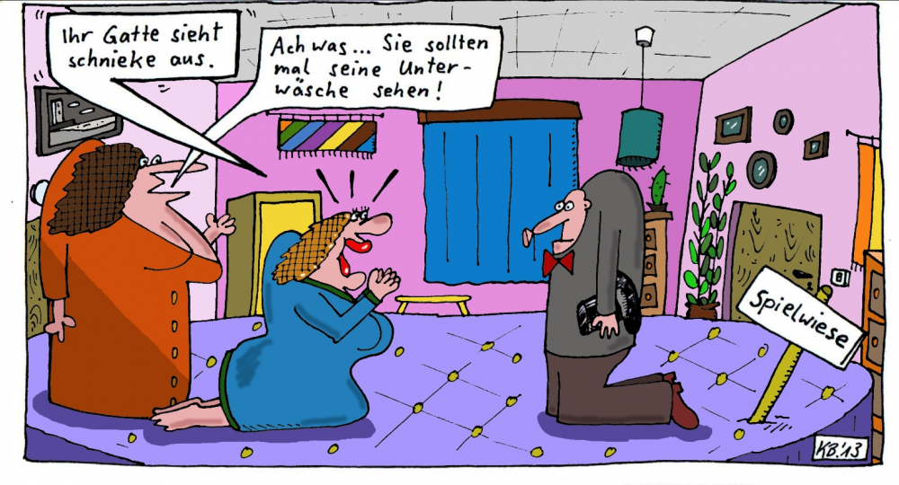 Cartoon: entzückt 1