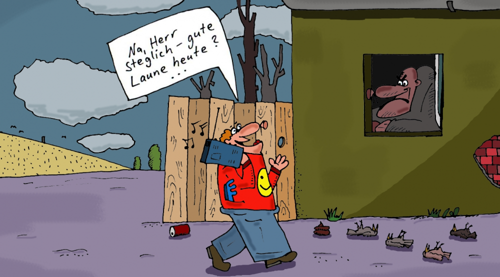 Cartoon: Herr Steglich 1
