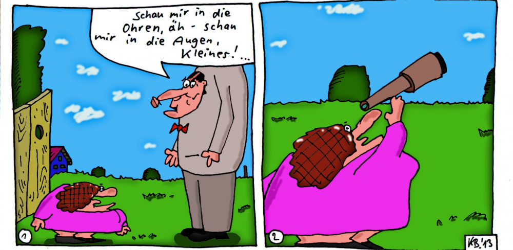 Cartoon: Mal gucken 1