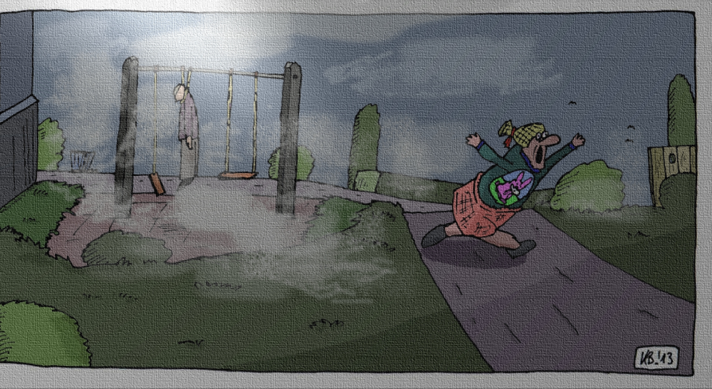 Cartoon: Ohne Worte 1