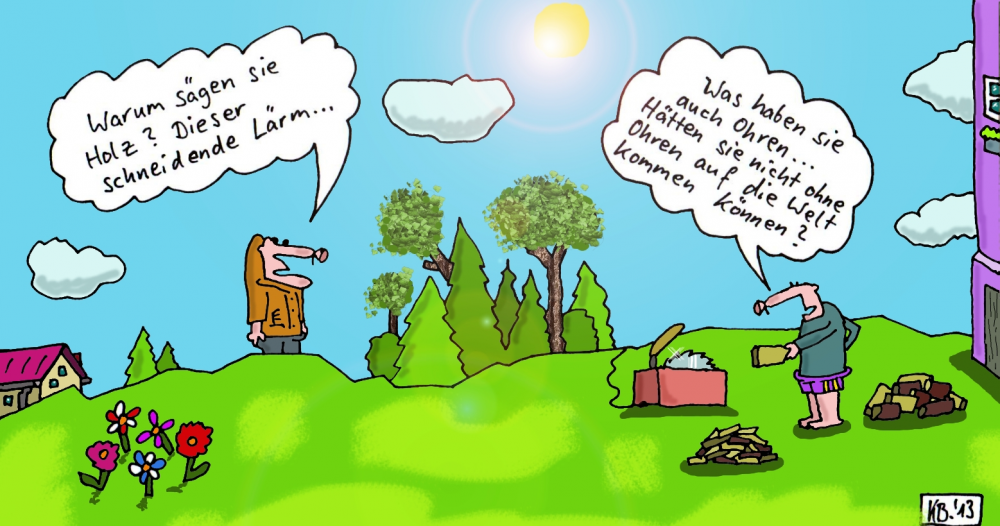 Cartoon: Holz 1