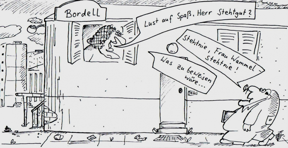 Cartoon: Bordell 1
