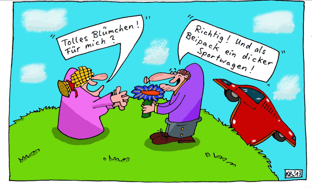 Cartoon: Tolles Blümchen 1