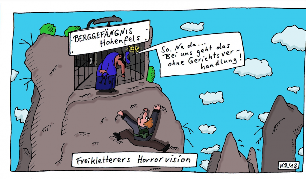 Cartoon: hoch hinaus 1