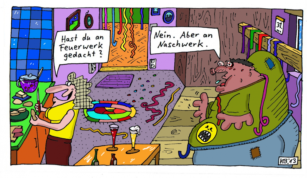 Cartoon: Dran gedacht? 1