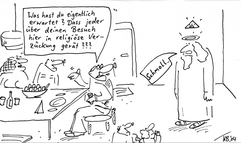 Cartoon: Besuch 1
