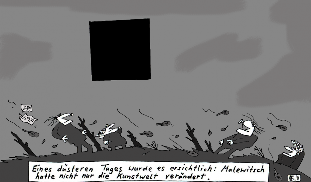 Cartoon: Malewitsch 1