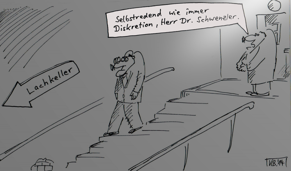Cartoon: wie immer 1