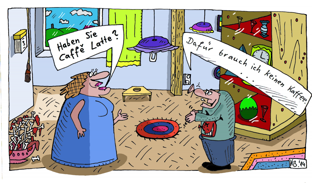 Cartoon: Getränkewunsch 1