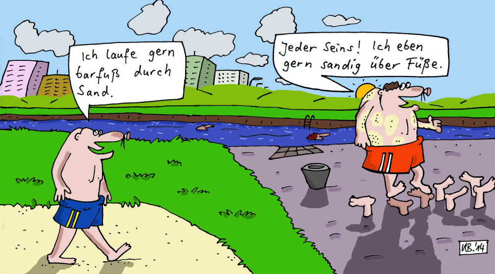 Cartoon: Persönliche Marotten 1