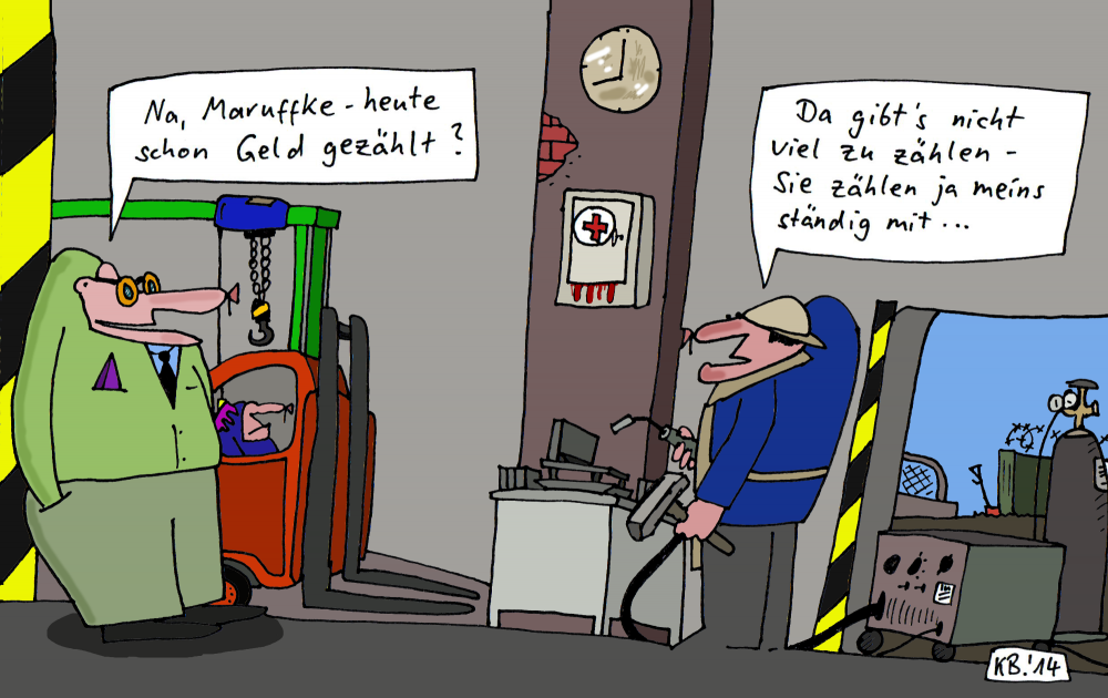 Cartoon: Arbeitswelt 1