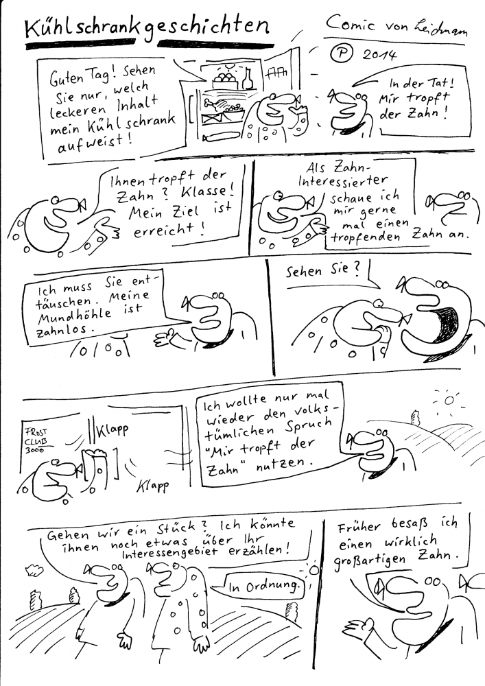 Comic: Kühlschrankgeschichten 1
