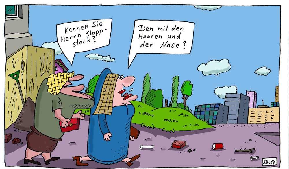 Cartoon: Bekannter 1