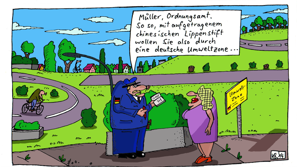 Cartoon: Müller, OA ... 1