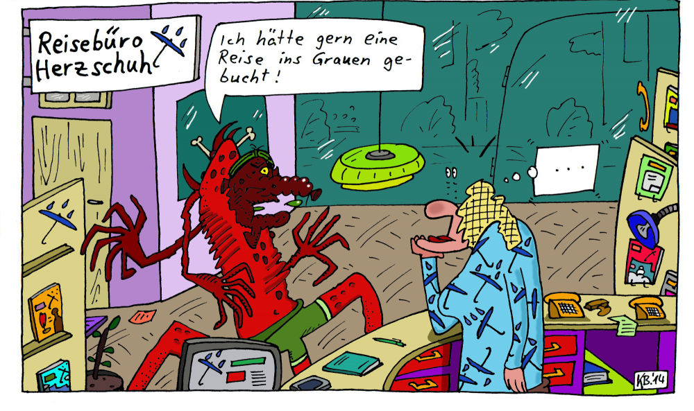 Cartoon: Herzschuh 1
