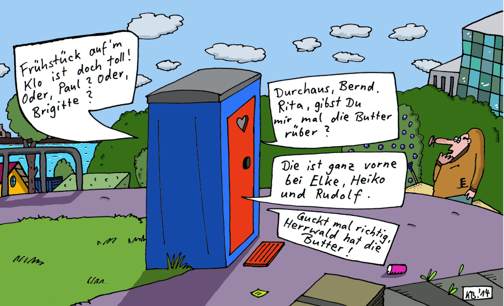 Cartoon: Frühstück 1