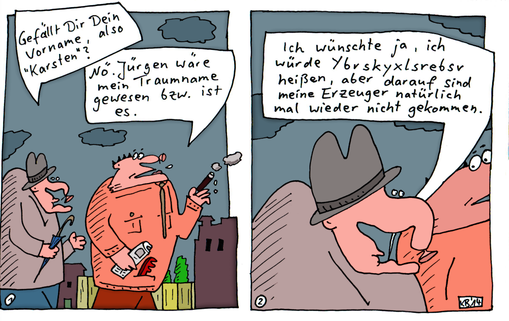 Cartoon: Vorname 1