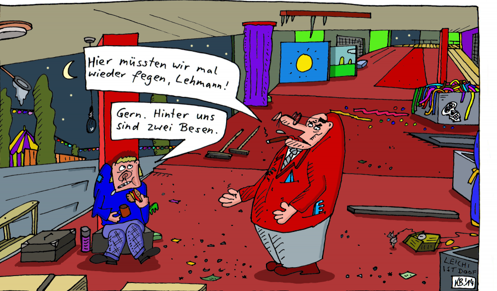 Cartoon: Lehmann 1