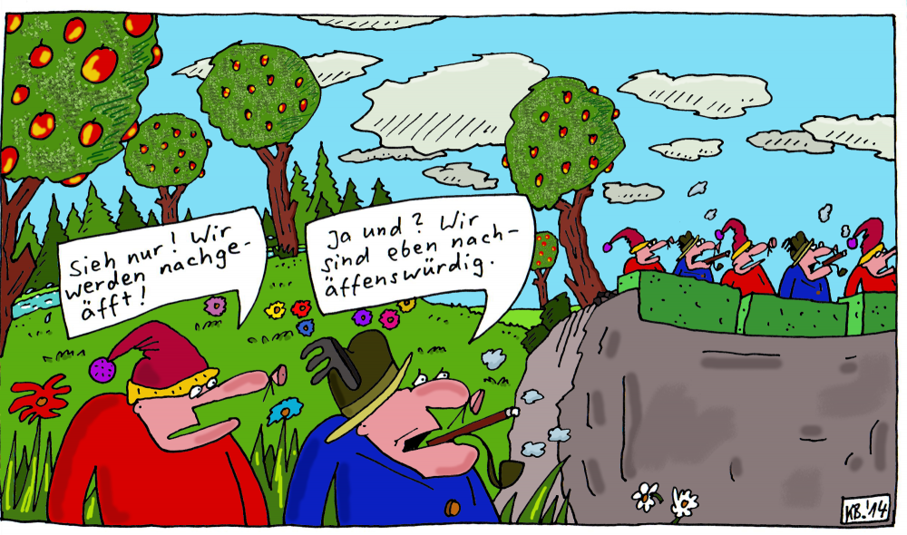 Cartoon: Sieh nur! 1