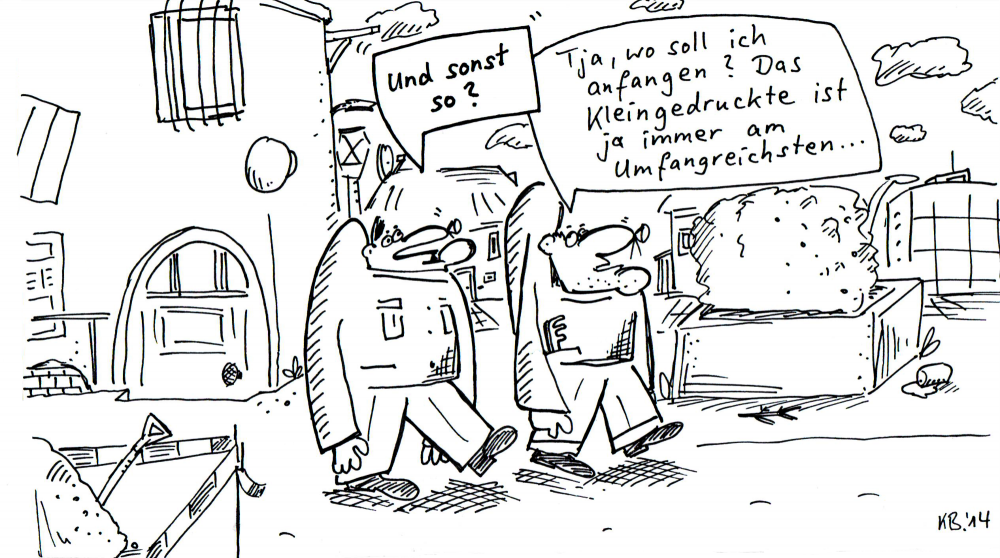 Cartoon: Und sonst so? 1