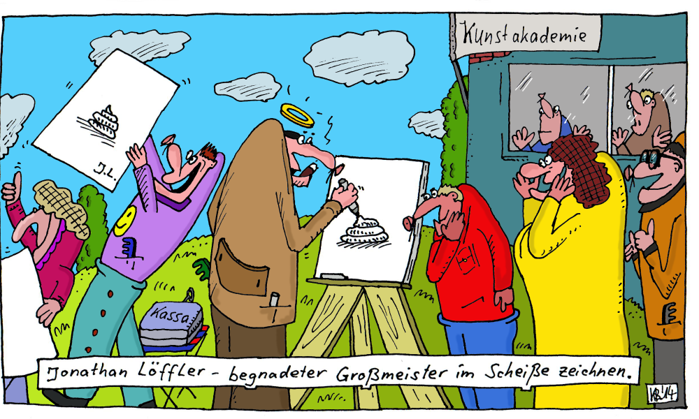 Cartoon: Löffler 1