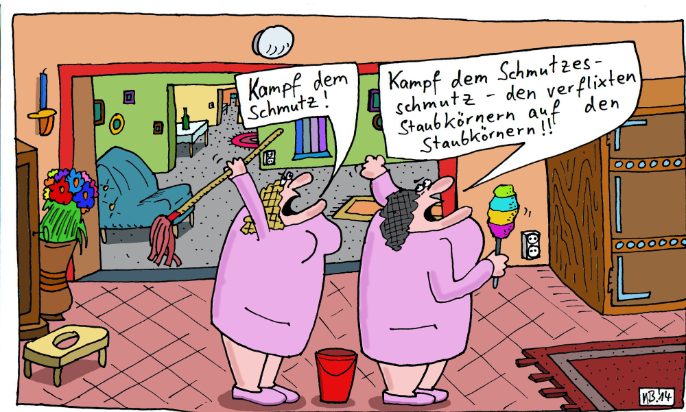 Cartoon: Putzfrauen 1
