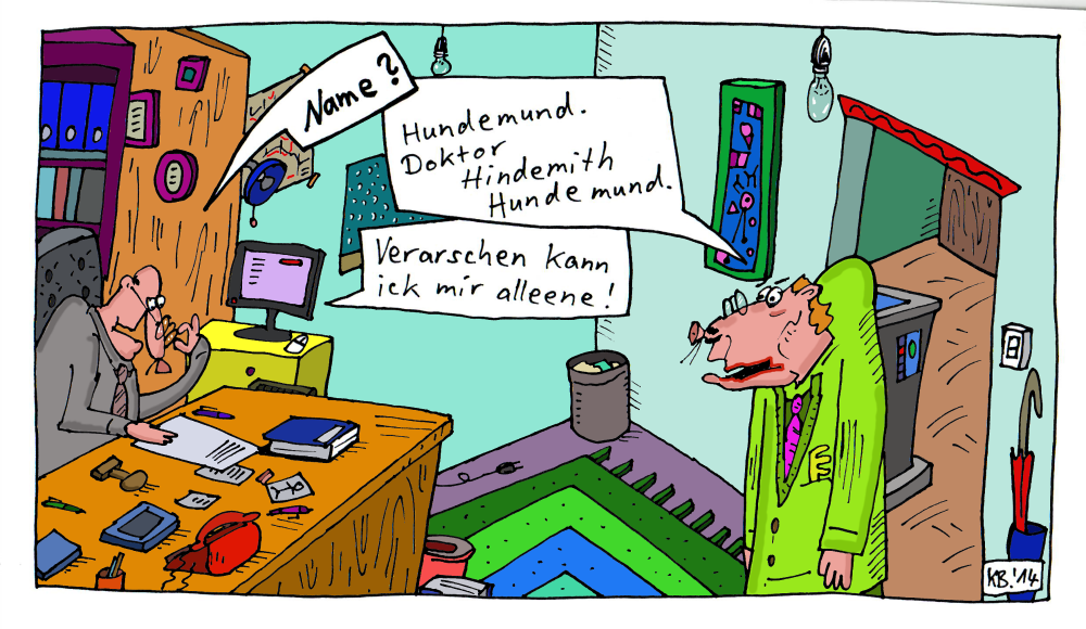 Cartoon: Vorstellung 1