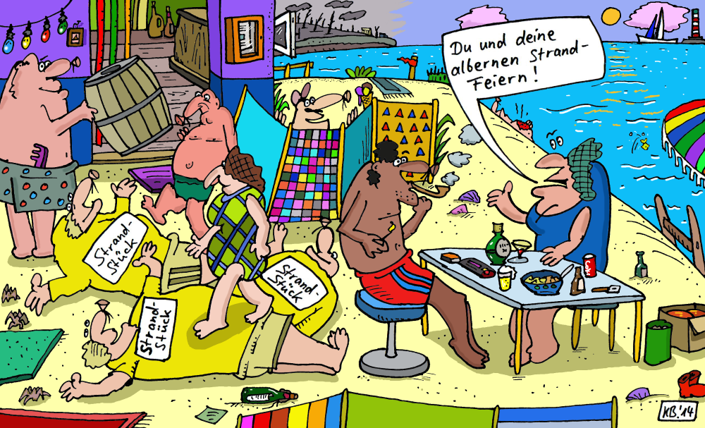 Cartoon: Strand 1