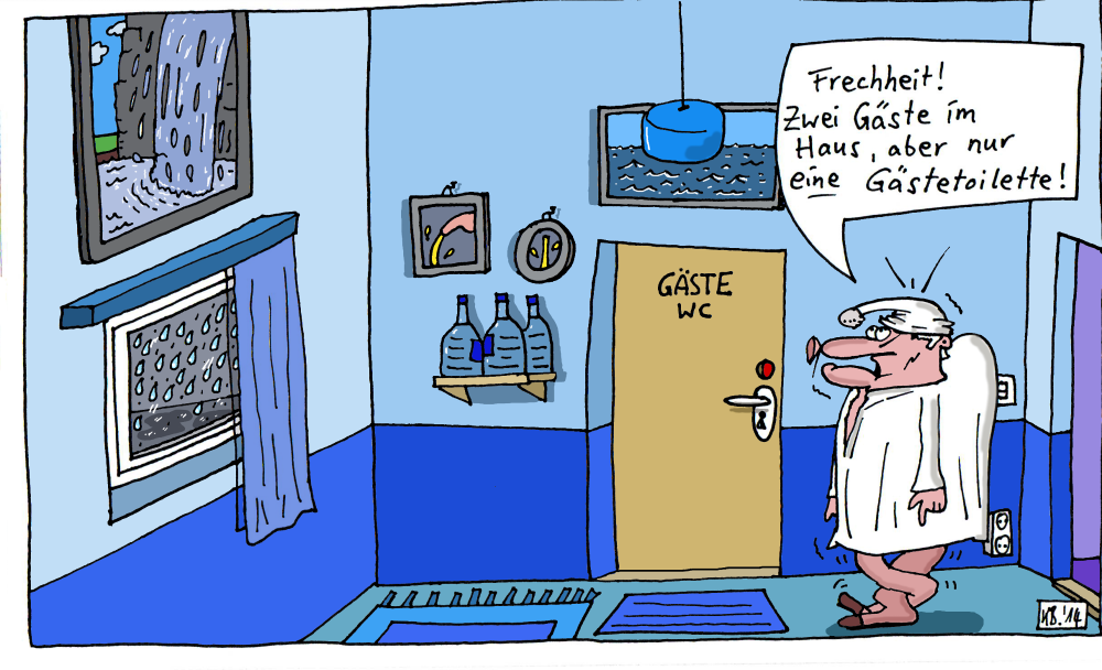 Cartoon: Wartezeit 1